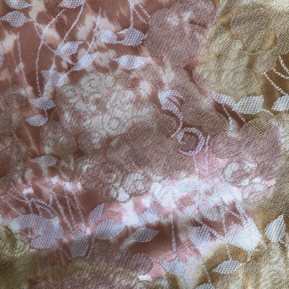 Ann Taylor Pink Floral Brocade Silk Blend Cocktail Wedding‎ Guest Dress  Sz 12 - Picture 5 of 16